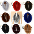 China factory wholesale Natural Fox Fur Hood Trim Scarf Big Fur Collar 100% Real Fox Fur Collar